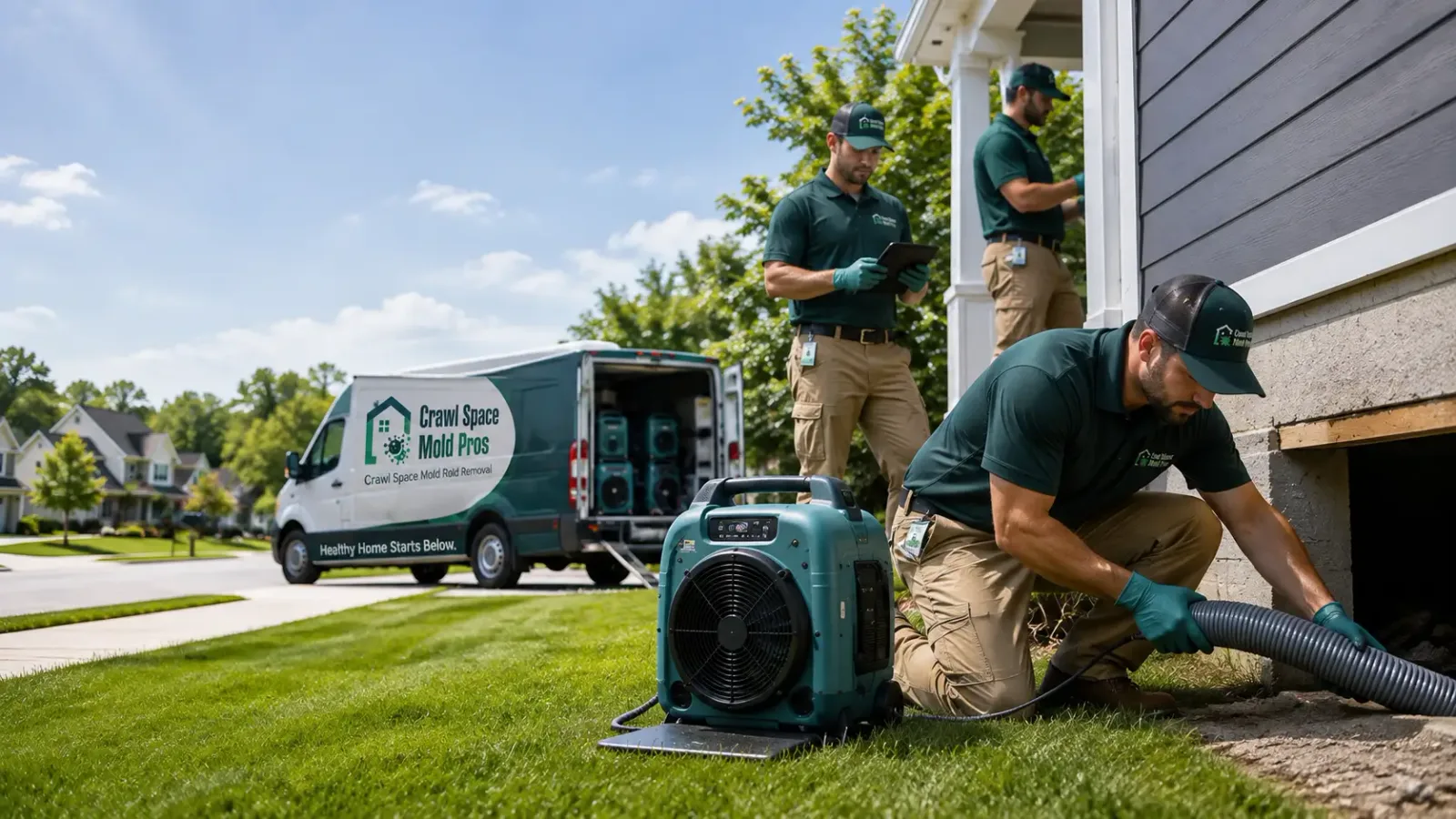 Crawl Space Mold Removal in Rogers, CT